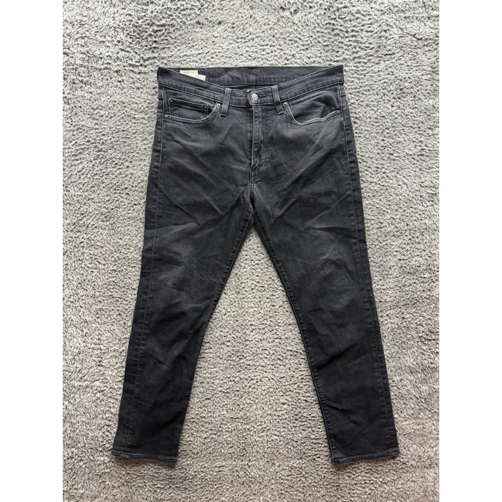 Levi's 511 Slim Fit Straight Leg‎ Skinny Denim Jeans Black Mens Size 34 x 32